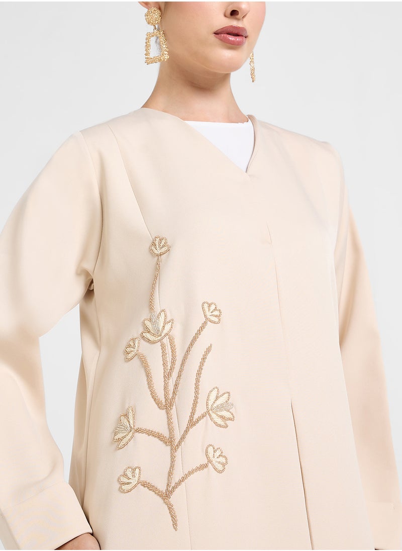 Khizana Embroidered Abaya & Sheila  - Image 3