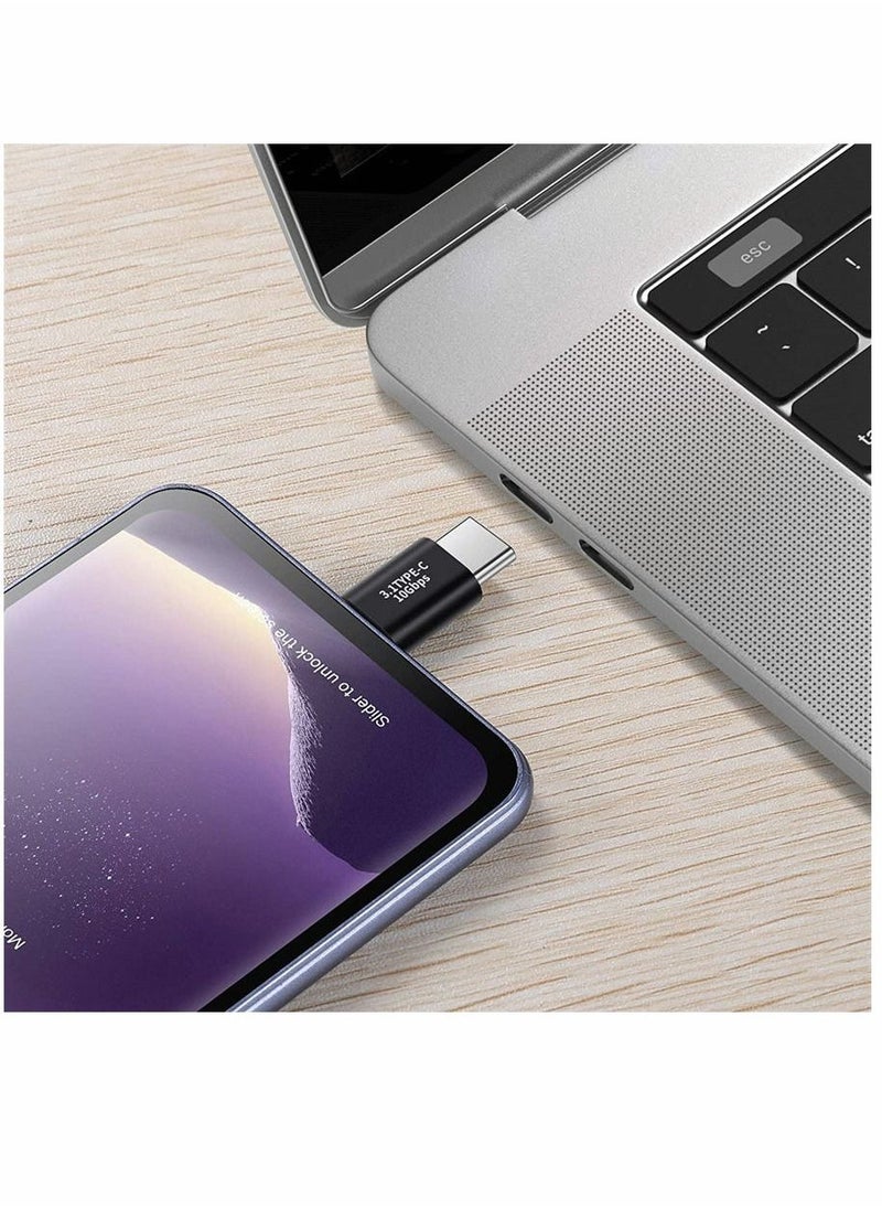 Generic USB C Adapter, Type-C Devices, Supports Charging, Data Transfer Expansion, 10Gbps Rate, for Type C Devices Such as Huawei, for Samsung, for MacBook (4 pcs)  - Image 3