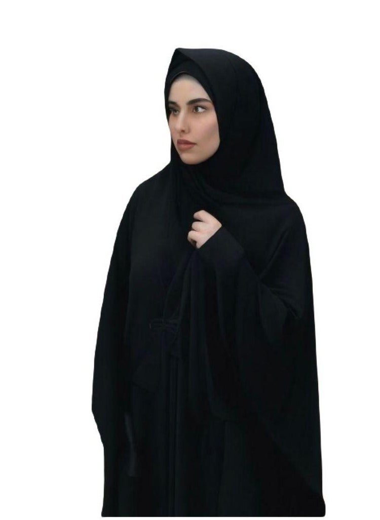 Women's Black Prayer Gown, Full Length Modest Islamic Robe, Long Sleeves, Comfortable and Elegant - pzsku/Z37543BD18358A4E0C9ACZ/45/_/1740825650/3d7343d0-b4da-45ee-9dda-51fefd43765c