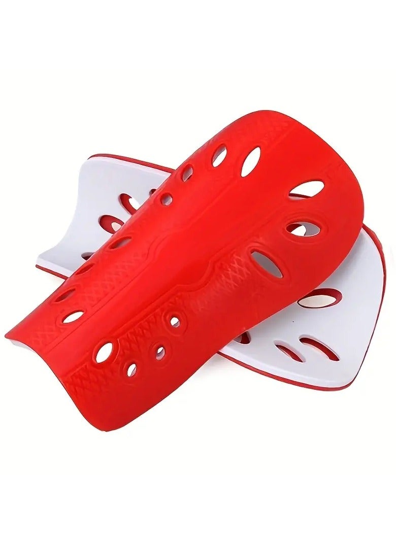 Spall 1 pair Breathable Soccer Shin Guards for Adults - Protective Gear for Football - Plastic Leg Protectors with Superior Comfort and Protection - Image 1