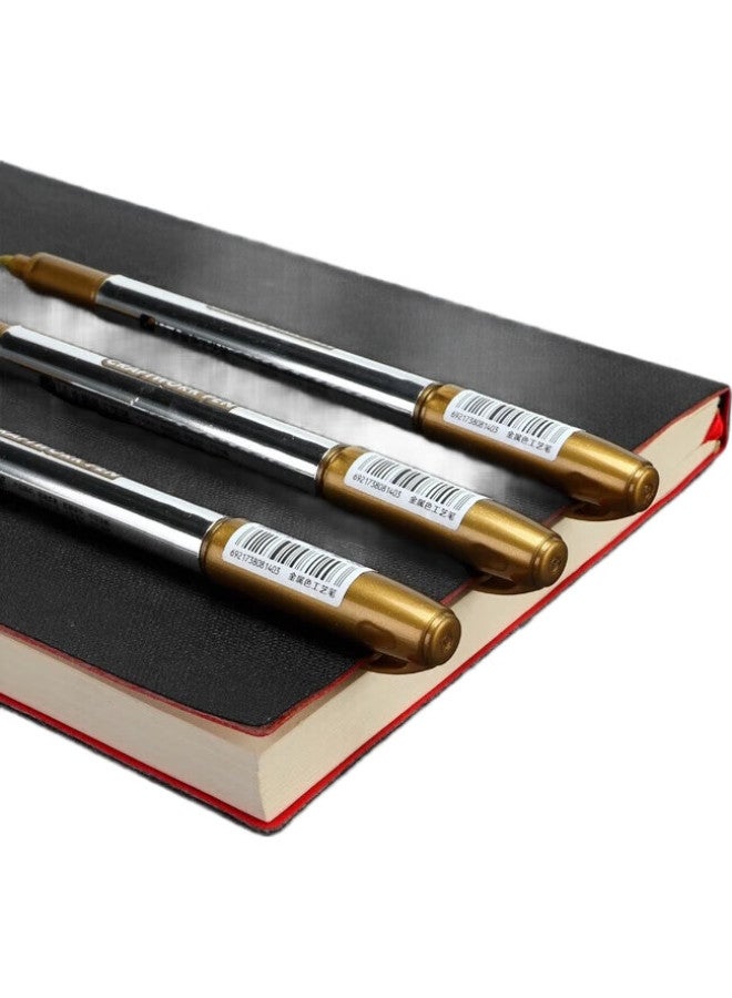 Baoke Mp550 Paint Marker, Gold, Water-Based Marker, Sign-In Pen, Graffiti Pen, 12 Pcs/Box - Image 2