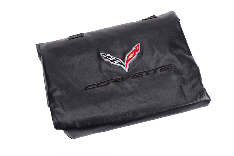 GM Accessories 23148691 Removable Roof Panel Storage Bag in Black with Crossed Flags Logo