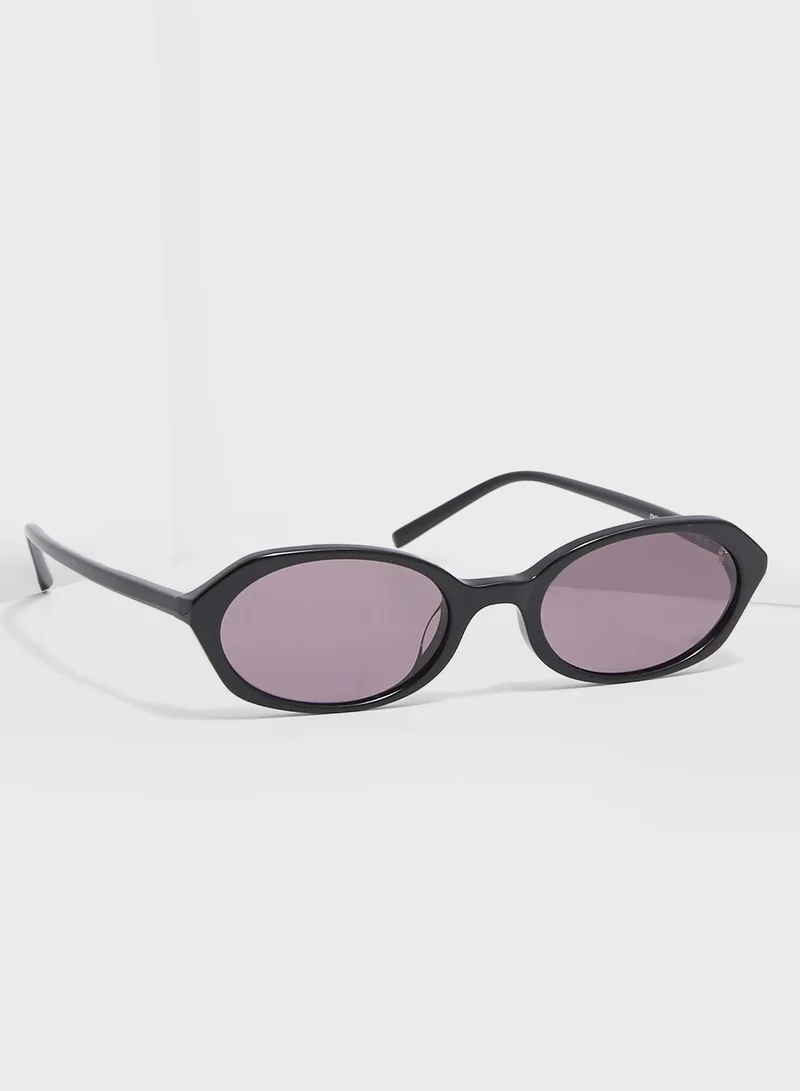 DKNY DK501S Oval Sunglasses