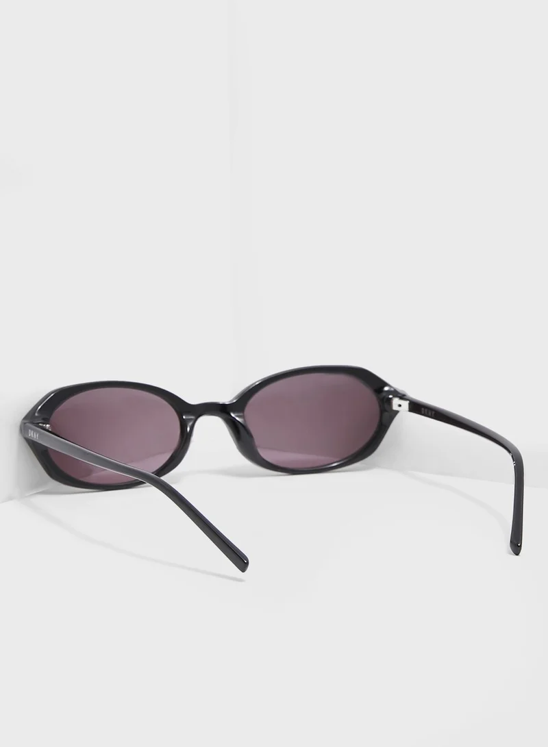 DKNY DK501S Oval Sunglasses