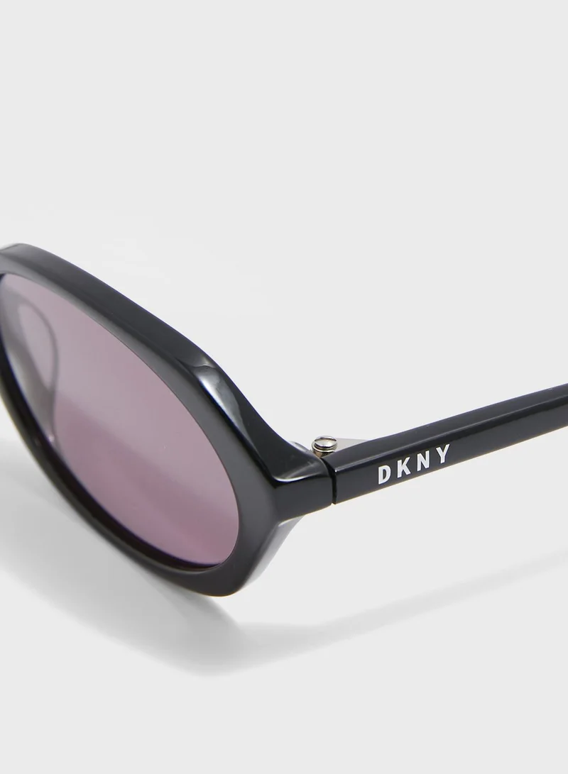 DKNY DK501S Oval Sunglasses