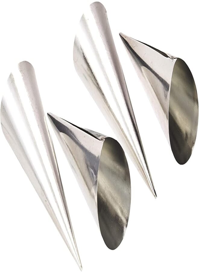 Prestige Prestige cream horns, silver - set of 4-piece pr8008 