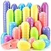 OCTERIC 180Pcs Easter Eggs 23 Fillable Pastel Colors Plastic Easter Eggs Empty for Easter Hunt Easter Basket Stuffers Party Favor Classroom Prize Supplies - Image 2