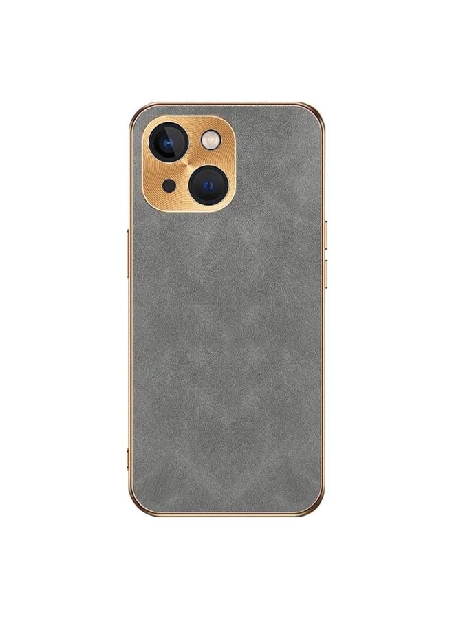 Zaboon Case For iPhone 13 Electroplating Lambskin Leather Phone Case - Image 1