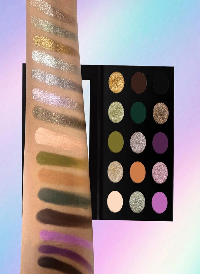 SZDYM 15 color eyeshadow palette,super multi-chrome vegan eye shadow,High pigment matte+Shine duochrome+Metallic shades,Cruelty- Free Makeup Pallet,No Flaking,Super Smooth - Image 2