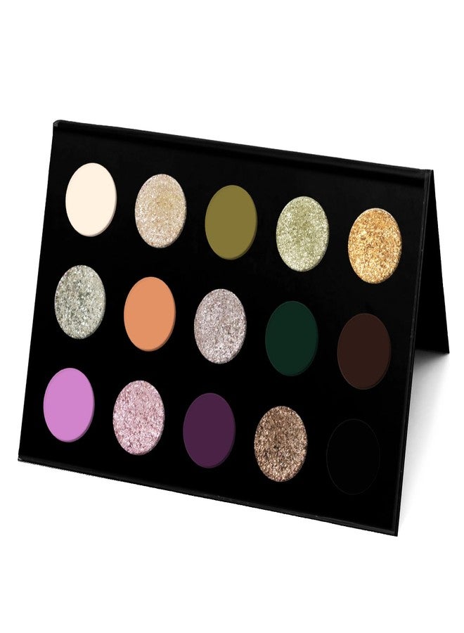SZDYM 15 color eyeshadow palette,super multi-chrome vegan eye shadow,High pigment matte+Shine duochrome+Metallic shades,Cruelty- Free Makeup Pallet,No Flaking,Super Smooth - Image 1
