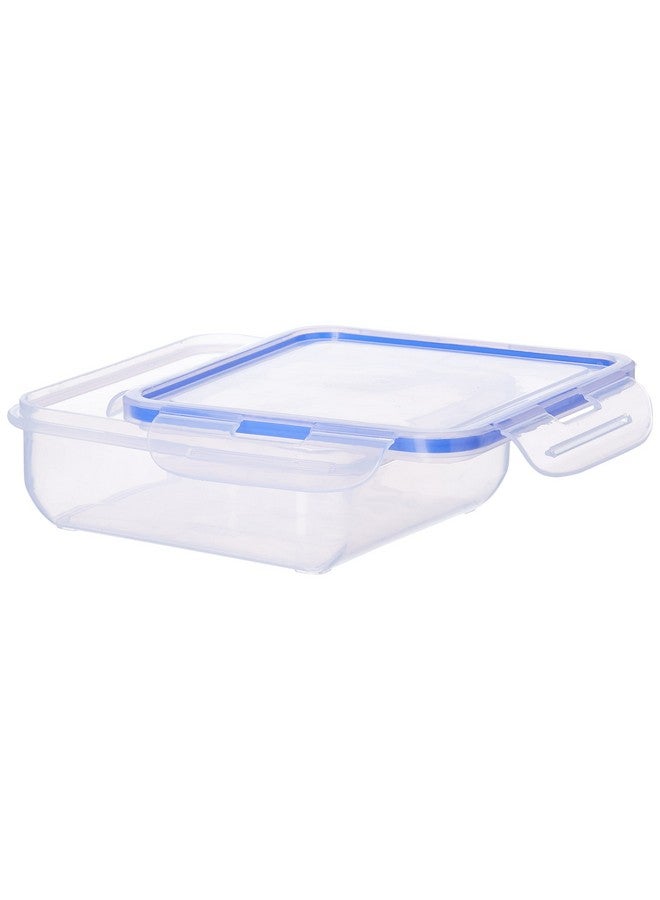 Aristo Lock & Fresh 201 Plastic Storage Container For Storing snacks, multipurpose use - 770 ML, Transparent Clear, medium (LOCK&FRESH201) (15.5x 15.5 x 6cm) - Image 3
