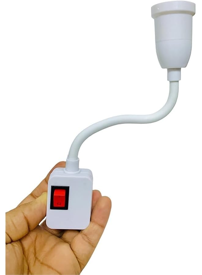 The Bros Lamp Holder Screw Kind Socket Flexible Easy To Move Any Direction E27 With ON/Off Switch (1 Pcs) - Image 4
