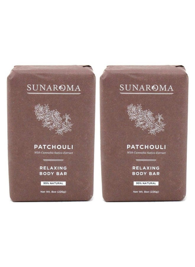 Sunaroma Soap Bar Patchouli 8 Ounce (236ml) (2 Pack) - Image 1
