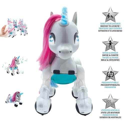 LEXiBOOK Power Unicorn My First Smart Unicorn to Train programmable with Remote Control Training and Gesture Control Function Dance Music Light Effects Rechargeable  UNI01 - Image 5