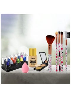 adbeni Love Forever Essential Make Up Combo Pack Of 5 ; Party & Casual Go Out Glowing And Vibrant Finish For Fairer Tone  - Image 1