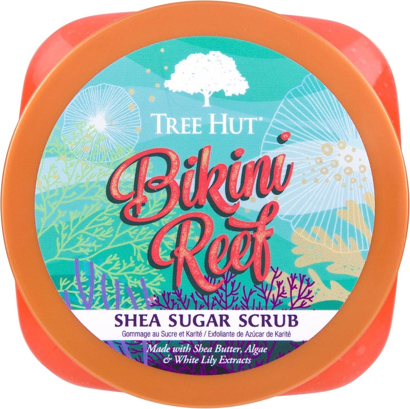 Tree Hut Bikini Reef Shea Sugar Scrub - 18 oz Ultra Hydrating Exfoliating Body Scrub - Image 2