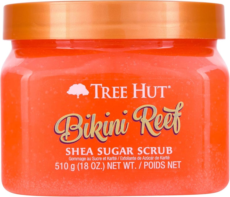 Tree Hut Bikini Reef Shea Sugar Scrub - 18 oz Ultra Hydrating Exfoliating Body Scrub - Image 1