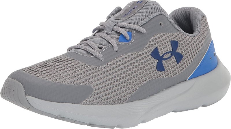 UNDER ARMOUR أحذية الجري للرجال UA Surge 3 من أندر أرمور - ستيل/فيرسا بلو/باوهاوس بلو، مقاس 44 EU - Image 1