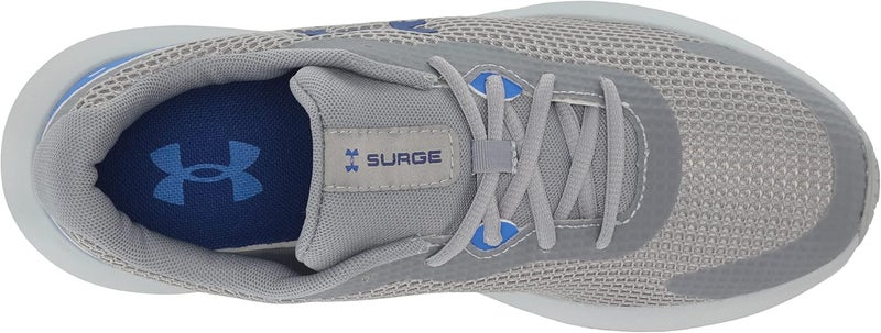 UNDER ARMOUR أحذية الجري للرجال UA Surge 3 من أندر أرمور - ستيل/فيرسا بلو/باوهاوس بلو، مقاس 44 EU - Image 5