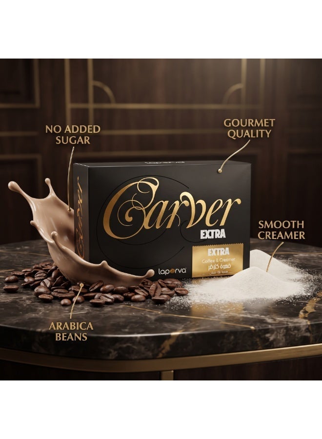 Laperva Carver Extra Slimming Coffee 30 Sachets Instant Coffee with Chlorogenic Acid Weight Management Coffee Low Calorie Daily Wellness Beverage - Image 3
