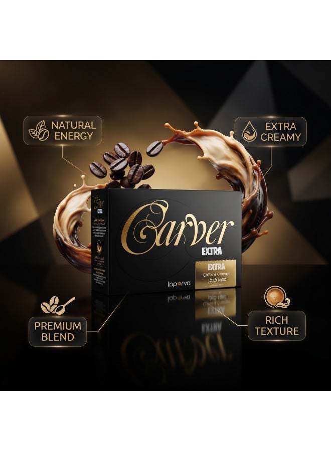 Laperva Carver Extra Slimming Coffee 30 Sachets Instant Coffee with Chlorogenic Acid Weight Management Coffee Low Calorie Daily Wellness Beverage - Image 4