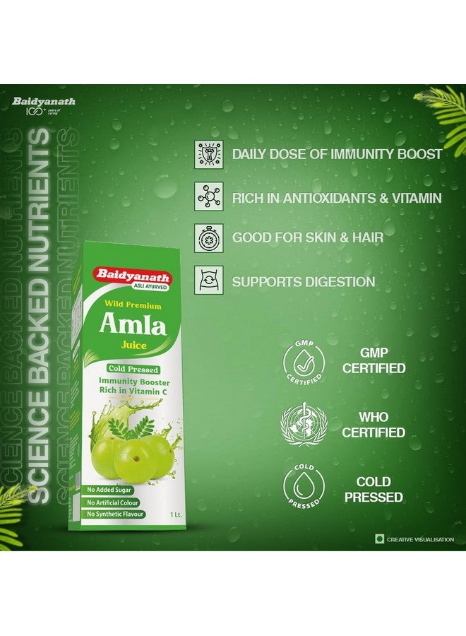 Baidyanath عصير أملاء بايديانات|عصير متوازن للبيتا، معزز للمناعة للسعال، البرد والأمراض الموسمية|غني بمضادات الأكسدة وفيتامين C|معصور على البارد|يدعم إدارة الوزن|1000 مل - Image 4