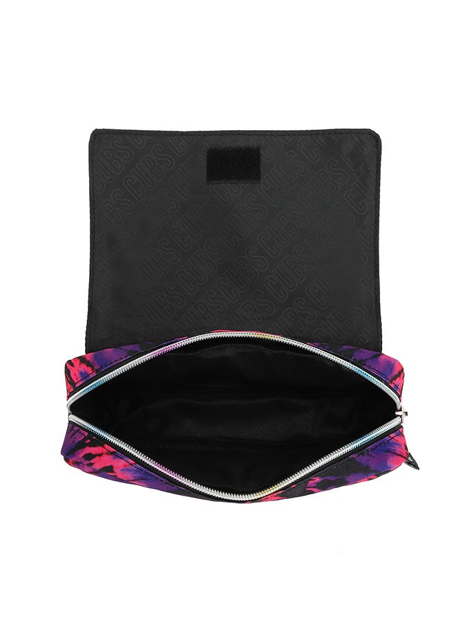 CUBS Tie Dyed Waterproof pencil case pouch with flap/zip closure - Image 4
