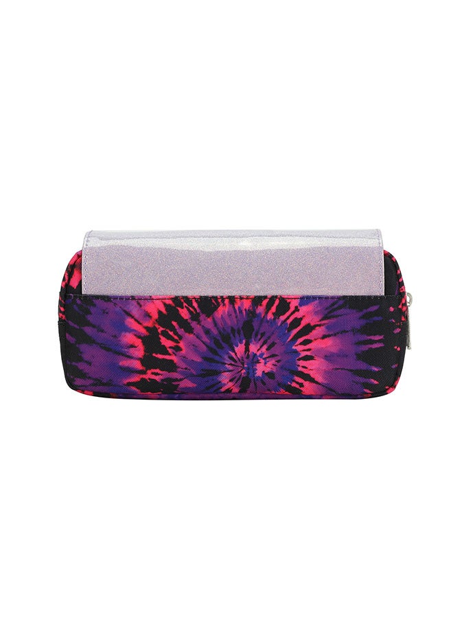 CUBS Tie Dyed Waterproof pencil case pouch with flap/zip closure - Image 3