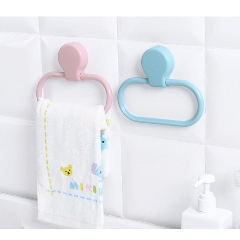 2pcs Towel Holder No Dilling Self-adhesive Towel Rack Towel Holder for Kitchen Bathroom ( ) - Image 3