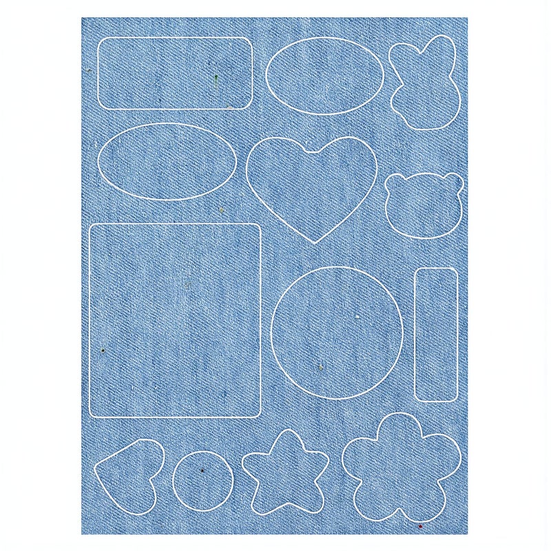 Heavy Wear Resistant Denim Repair Patches Reinforced For Work Jeans Long Use - Image 2