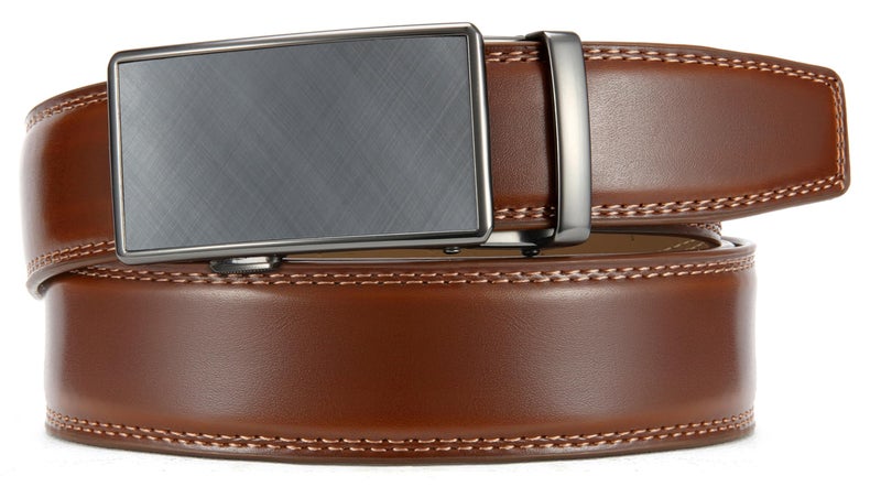 CHAOREN Mens Belt - Mens Ratchet Belt Leather 1 3/8" for Dress Pant - Micro Adjustable Belt Fit Everywhere - Image 5