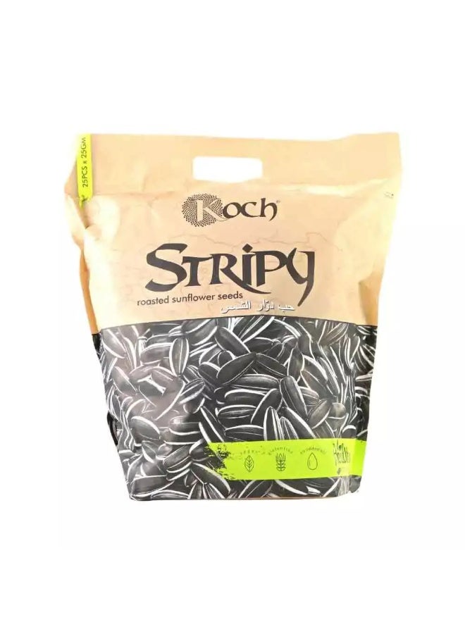 Koch Stripy Roasted Sunflower Seeds, Pack of 25 x 25 gms - Image 1