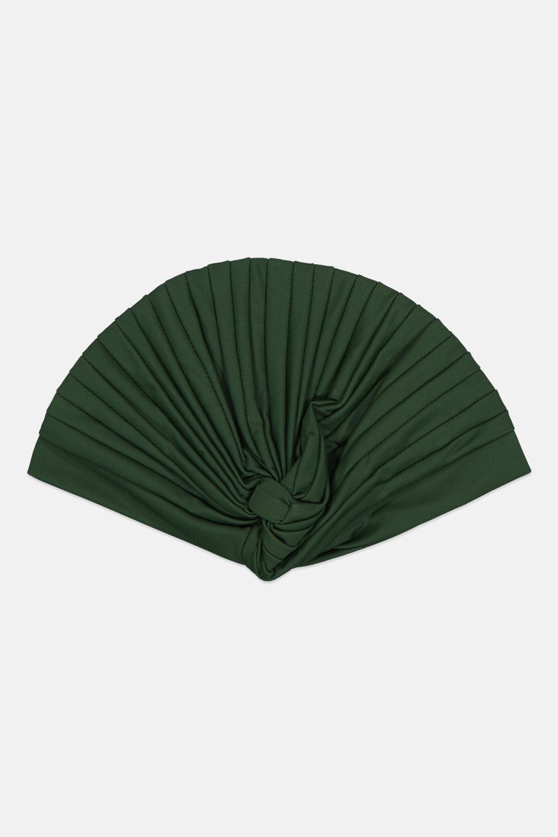 COEGA SUNWEAR Women Swim Turban, Dark Green - Image 1