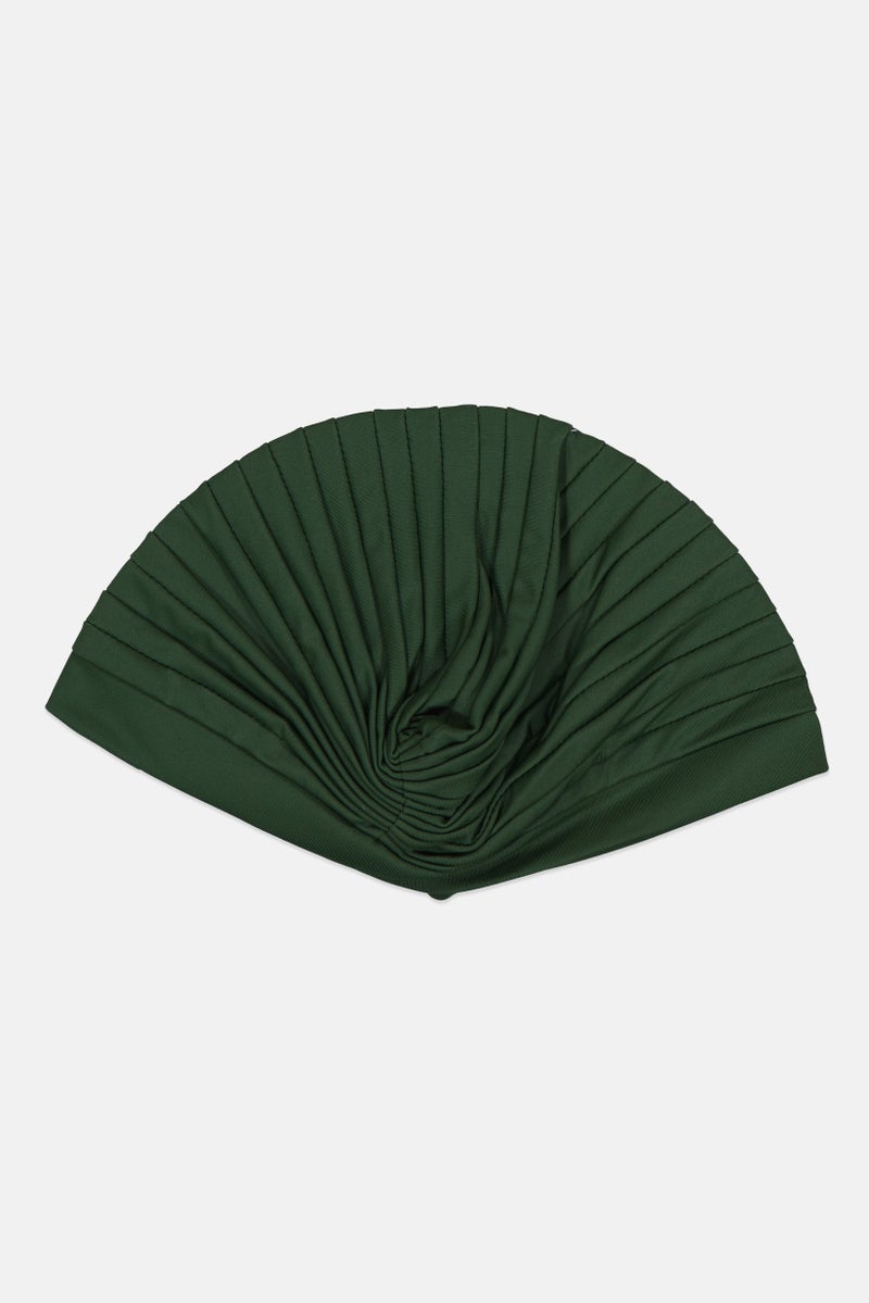 COEGA SUNWEAR Women Swim Turban, Dark Green - Image 2