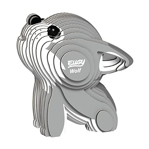 EUGY 040 Wolf EcoFriendly 3D Paper Puzzle New Seal - Image 1