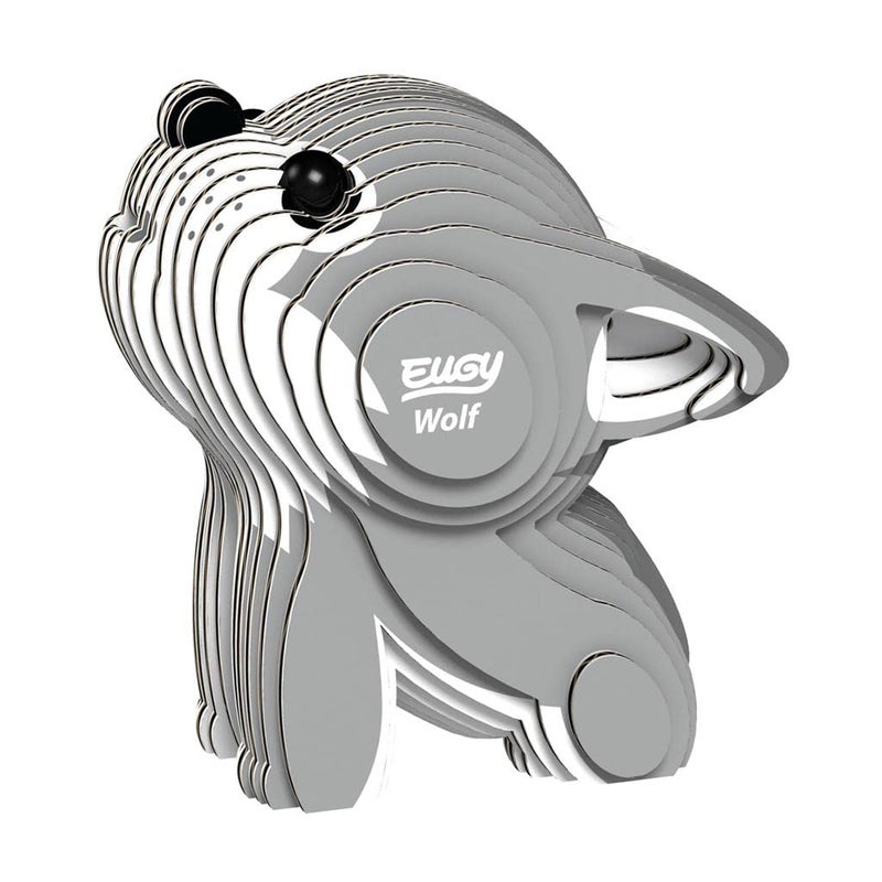 EUGY 040 Wolf EcoFriendly 3D Paper Puzzle New Seal - Image 3