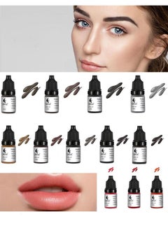 Ybeauty 3 Color Pigment Set for Lip Gloss and Brow Permanent Makeup Pigment Ink Supplies for Lips and Brows Waterproof Long Lasting Professional Pigment 5ml*3  - Image 2