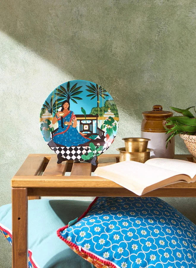 Chumbak Lady Chettiar Wall Plate