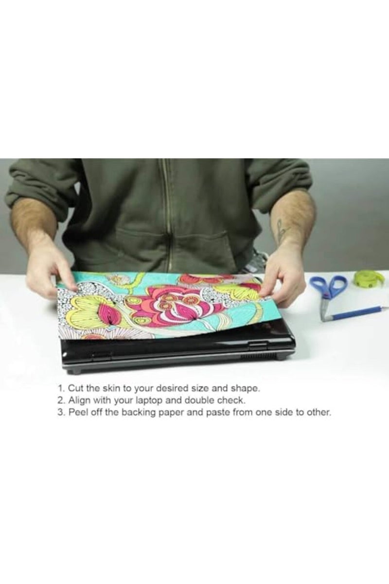 Paper Plane Design Laptop Skin - Image 4