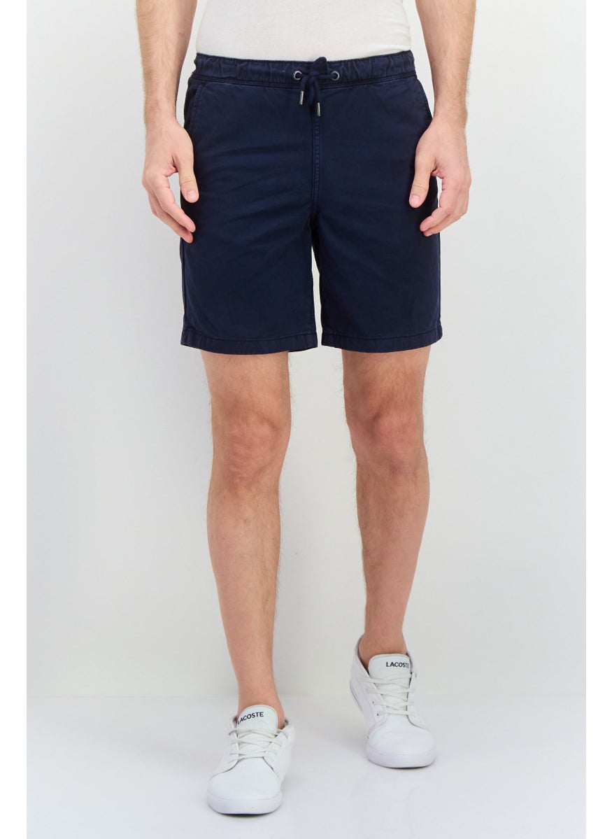 Penfield Men Brand Logo Basic Short, Navy Blue  - Image 1
