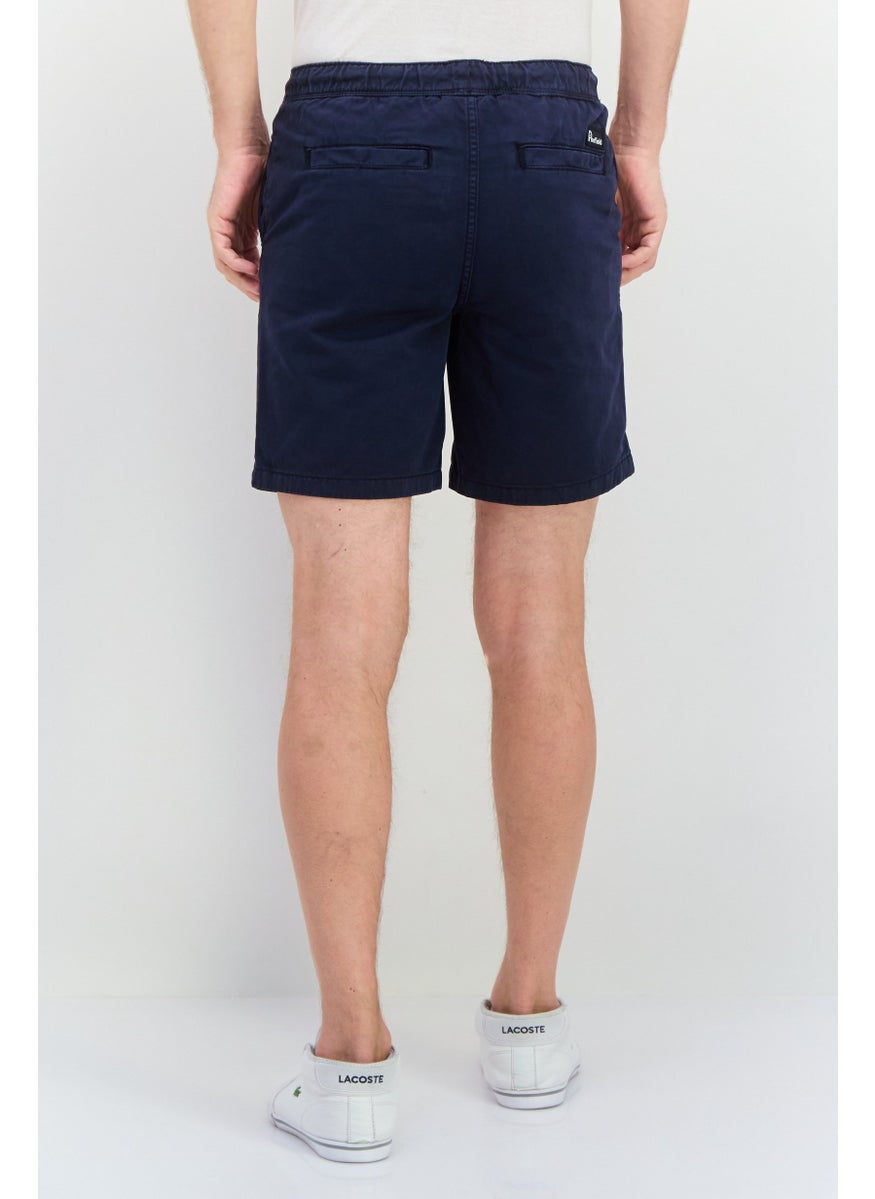 Penfield Men Brand Logo Basic Short, Navy Blue  - Image 4