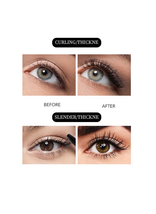 OCHEAL 4D Mascare Slender Curly And Three Dlmensional,Watreproof Flex Mascara Extreme Black  - Image 3