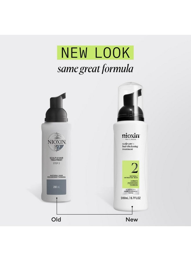 Nioxin Scalp + Hair Thickening System 2 Leave on Treatment, For Natural Hair with Progressed Thinning, 6.8 oz (Packaging May Vary) - Image 2