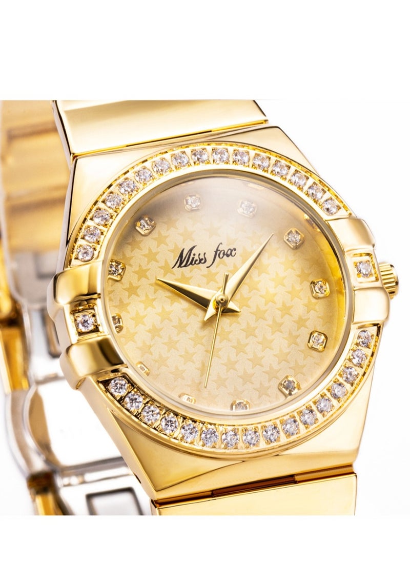 MISS FOX - Women's Fashion Diamond Inlaid Watch - Image 1