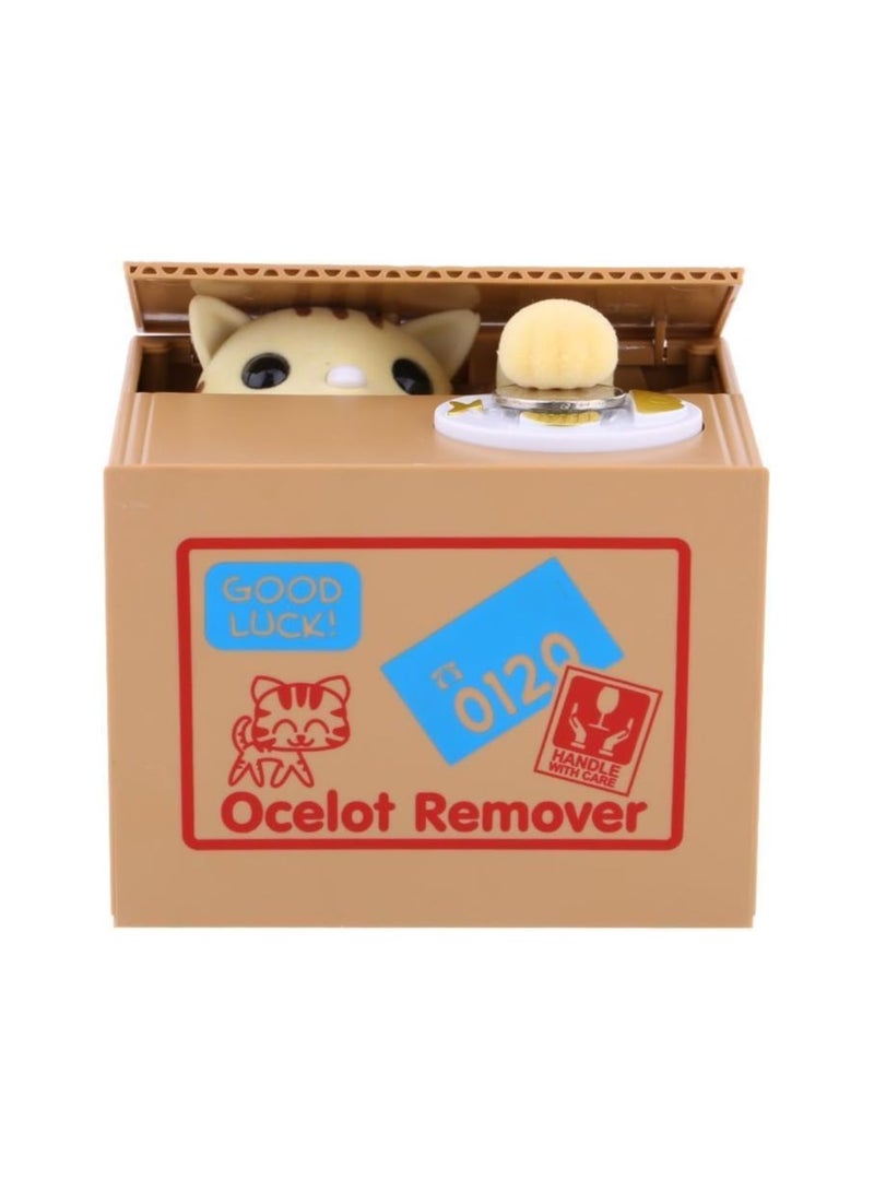 Kitten automatic coin piggy bank（Ocelot Remover） - Image 1