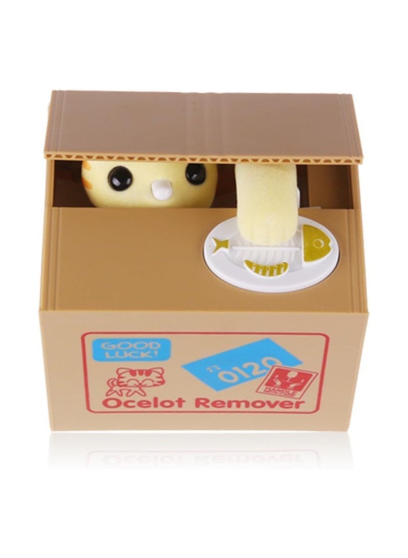 Kitten automatic coin piggy bank（Ocelot Remover） - Image 3