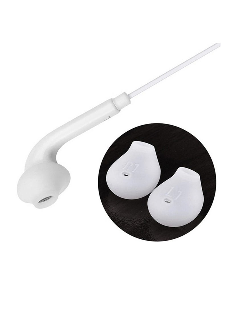 ASD - ASD-72EP Flute In-Ear Wired Earphones with Deep Bass and Mic – Noise Isolating, Lightweight Design - White - Image 1