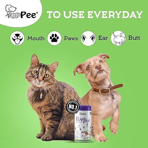 PUPPEE, Wipe ME Pet Wipes | 100% Biodegradable | Anti-Bacterial & Hypoallergic | Cleansing, Deodorising & Grooming Wipes | Lavender, Vitamin E & Olive Oil | Natural Extracts & Actives - 100 Wipes - Image 2