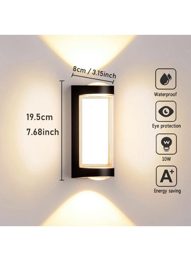 AFN Modern LED Wall Light for Bedroom & Living Room, Up Down Wall Mounted Light Fixture for Indoor Decoration, Minimalist Decorative Wall Lamp for Home, Hallway, Staircase - Image 3