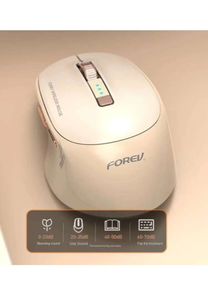 FV-985 Rechargeable Dual Mode Bluetooth / 2.4G Wireless Mouse - Silent Click - 4 Buttons - Power indicator & Saving On / Off Button - 1600 DPI - Lightweight Ergonomic Design For Gaming Office Business - pzsku/Z3755CDA8571FDF09A693Z/45/_/1735428398/d06d0e65-339e-43b3-a9ce-aa200e015a60